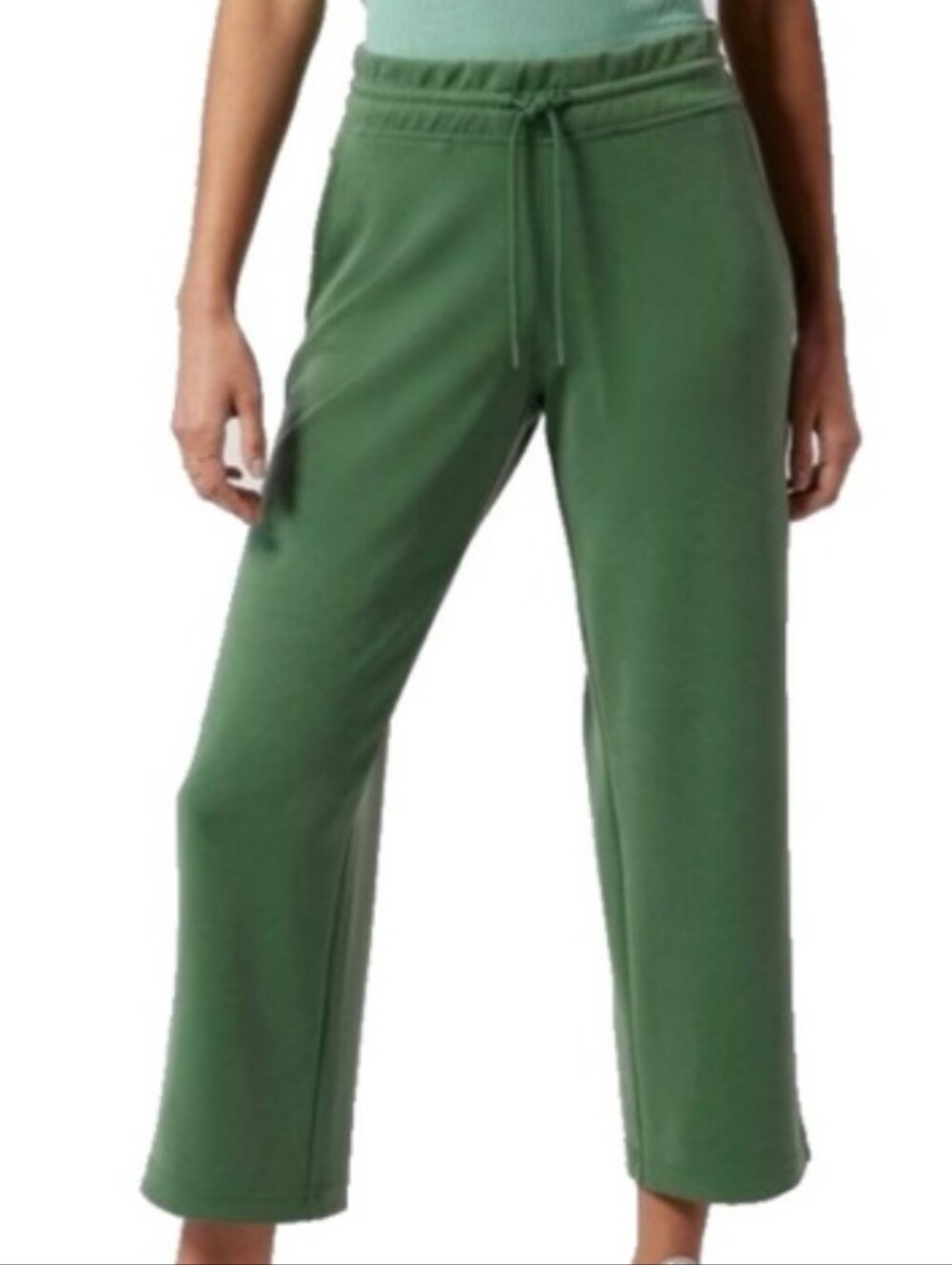 Athleta Seasoft Straight Pant Green EUC
